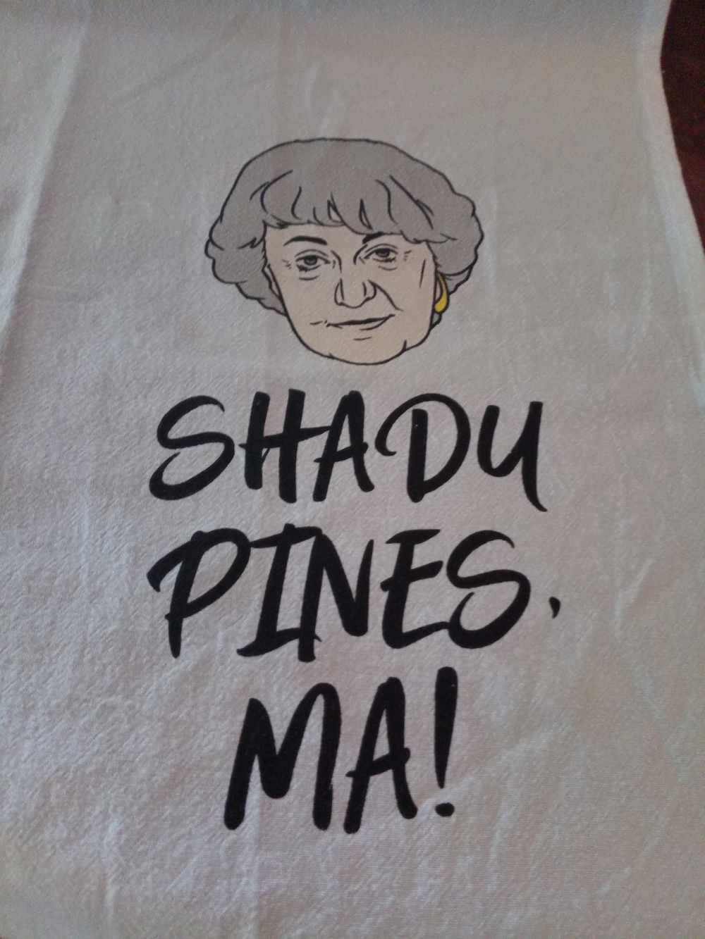 Golden Girls, Dorothy, Shady Pines, Kitchen Towel